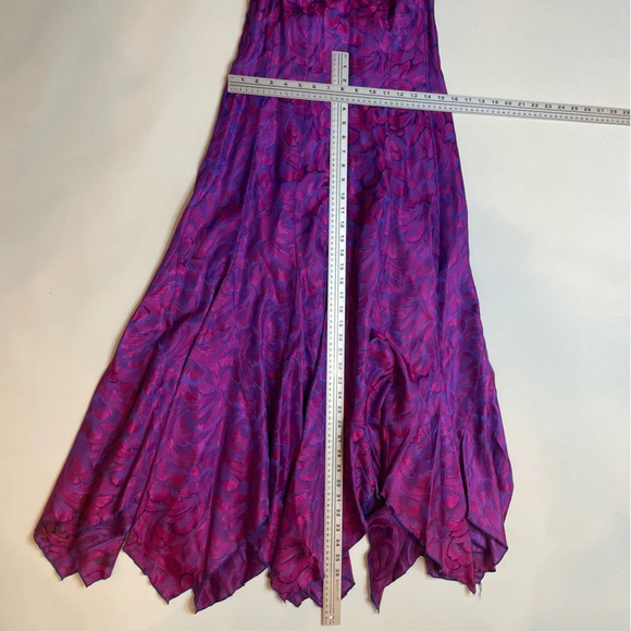 đ Vintage Womenâs Purple & Pink OmbrĂŠ Dress â Size 9/10 - Picture 13 of 15